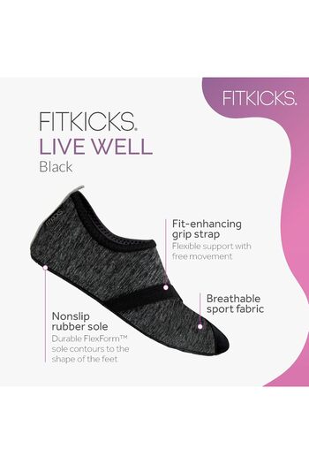Fitkicks Original Women's Foldable Active Lifestyle Minimalist Footwear Barefoot Yoga Sporty Water Small