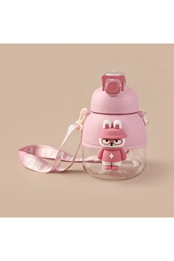 Tohana Polycarbonate Figured Flask - Pink - 1.1 Lt