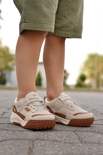 minibonito Çocuk Unisex Rahat Kalıp Cırtlı Ayakkabı