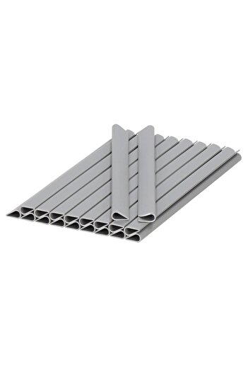 SERSIMO Set of 20 garden privacy fence panel clips, grey