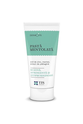 Tis Farmaceutic Mentholated Paste for Mild Skin Inflammations, DermoTIS, 50 ml