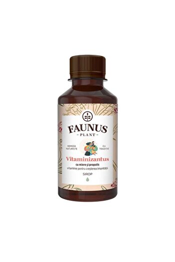 Faunus Plant Vitaminizing Syrup with Honey and Propolis 200ml