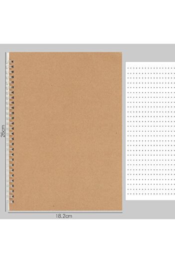 Choice A4-Dots A4/A5/A6 Coil Notebook Lined Dots Blank Grid Paper Journal Book For School Office Supplies S