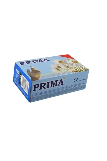 Vetro Design Lightly Powdered Latex Examination Gloves M 100 pcs/box Prima