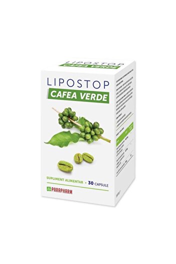 Quantumpharm Lipostop Cafea Verde, 30 Capsule, Parapharm