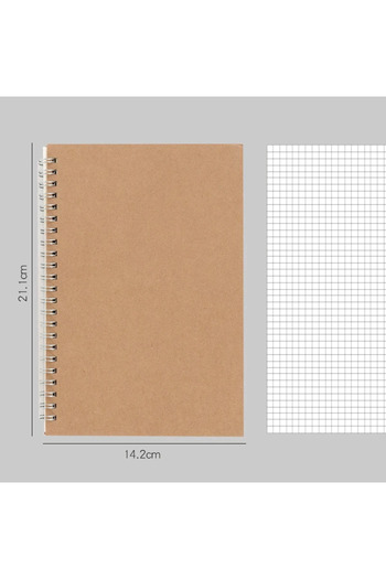 Choice A5-Square A4/A5/A6 Coil Notebook Lined Dots Blank Grid Paper Journal Book For School Office Supplies