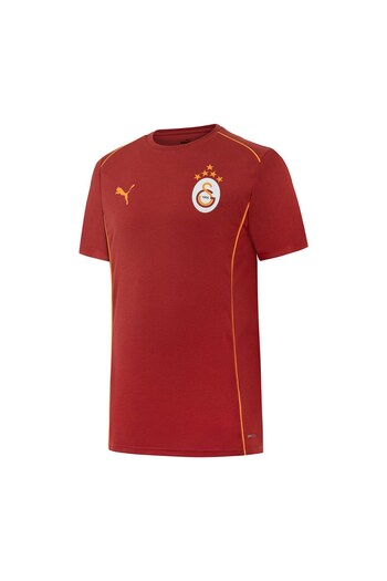 Galatasaray Licensed Red Puma a Team Training T-Shirt Gift Lion Wooden Boxed