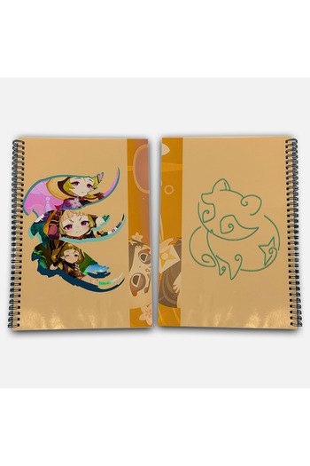 Define Moyas Genshin Impact Sayu Checkered A4 School Notebook 72 Sheets Model 2
