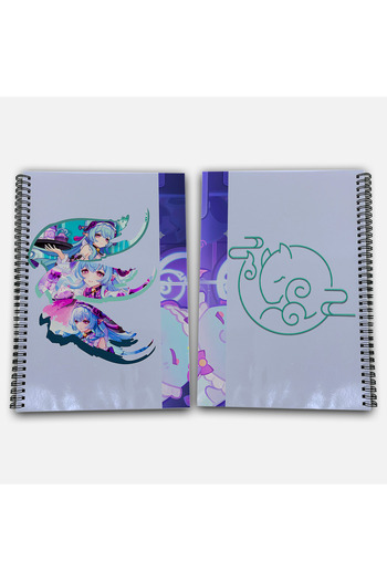 Define Moyas Genshin Impact Mizuki Striped A4 School Notebook 72 Sheets Model 2