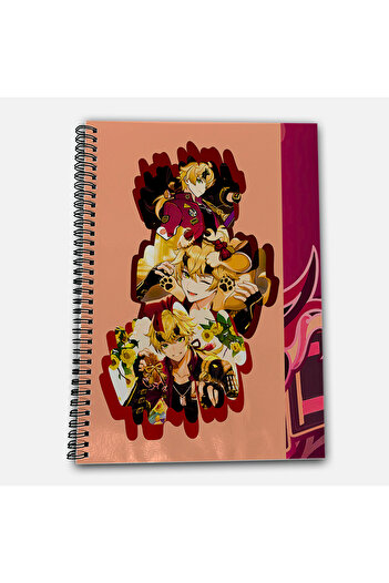 Define Moyas Genshin Impact Thoma Kareli A4 School Notebook 72 Sheets Model 2