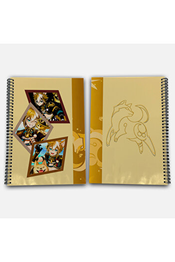 Define Moyas Genshin Impact Gorou Striped A4 School Notebook 72 Sheets Model 2