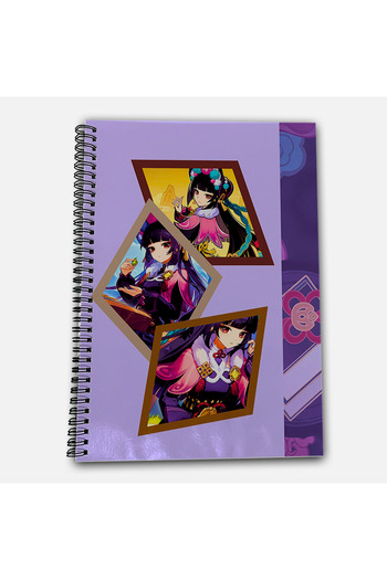 Define Moyas Genshin Impact Yun Jin Striped A4 School Notebook 72 Sheets Model 2
