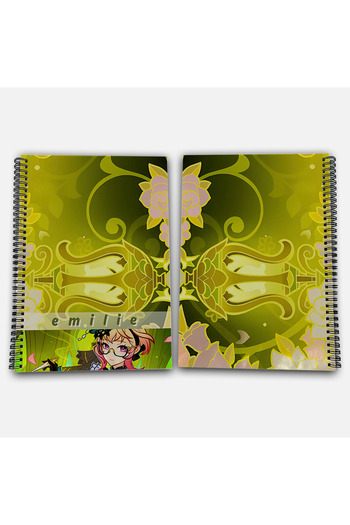 Define Moyas Genshin Impact Emilie Unlined A4 School Notebook 72 Sheets Model 3