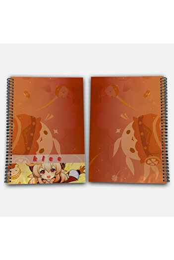 Define Moyas Genshin Impact Klee Unlined A4 School Notebook 72 Sheets Model 3