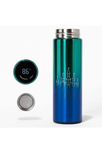 Generic 500ml Stainless Steel Insulated Mug with Digital Temperature Display Lid