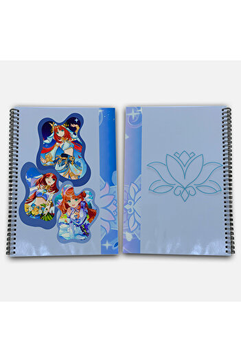 Define Moyas Genshin Impact Nilou Checkered A4 School Notebook 72 Sheets Model 2