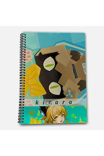 Define Moyas Genshin Impact Kirara Striped A4 School Notebook 72 Sheets Model 3