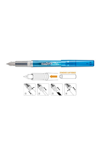 CARIOCA Stilo pen + 2 ink refills