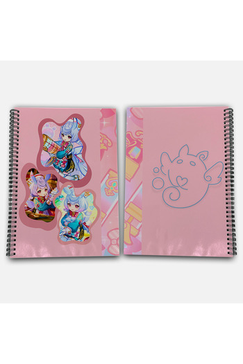 Define Moyas Genshin Impact Sigewinne Checkered A4 School Notebook 72 Sheets Model 2