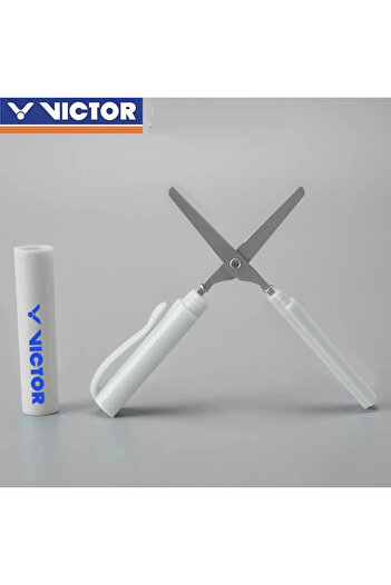Choice 1 Pcs white VICTOR Real Badminton Beating Line Scissors are lightweight, compact, portable, mini sci