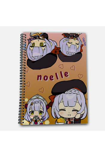 Define Moyas Genshin Impact Noelle Unlined A4 School Notebook 72 Sheets Model 1
