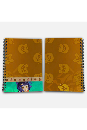Define Moyas Genshin Impact Xiangling Unlined A4 School Notebook 72 Sheets Model 3