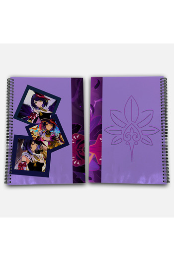 Define Moyas Genshin Impact Kujou Sara Unlined A4 School Notebook 72 Sheets Model 2