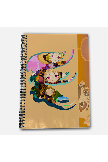 Define Moyas Genshin Impact Sayu Checkered A4 School Notebook 72 Sheets Model 2