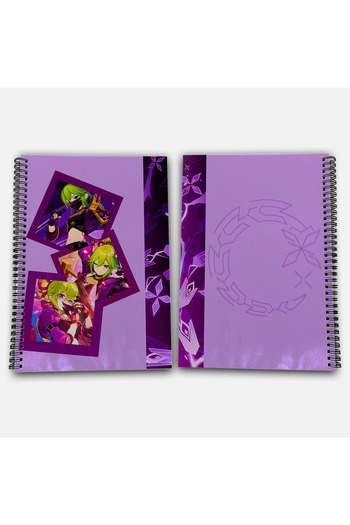 Define Moyas Genshin Impact Kuki Shinobu Checkered A4 School Notebook 72 Sheets Model 2