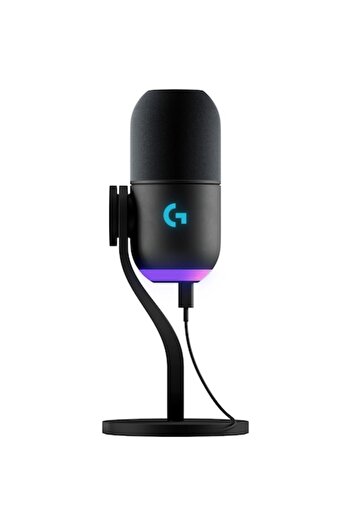 logitech Gaming Microphone Yeti GX Dynamic RGB, LIGHTSYNC - Black