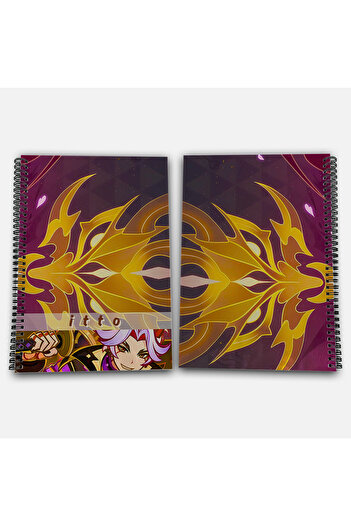 Define Moyas Genshin Impact Itto Striped A4 School Notebook 72 Sheets Model 3
