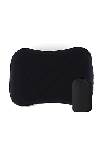 Choice Black Ultralight Inflatable Camping Travel Pillow with Soft Washable Cover - Ergonomic Inflating Pi