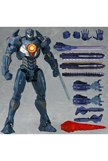 Miniso a Neca Pacific Rim Mecha Figure Gipsy Aveng Australian Armour Trendy Action Figure Toy Handmade Mod.