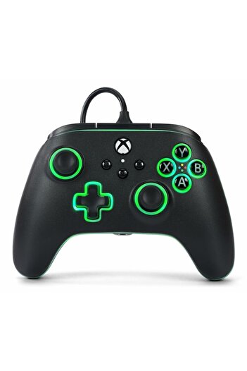 Powera Controler cu fir Advantage Lumectra, Xbox Series X, S, Xbox One, PC, iluminare RGB, negru