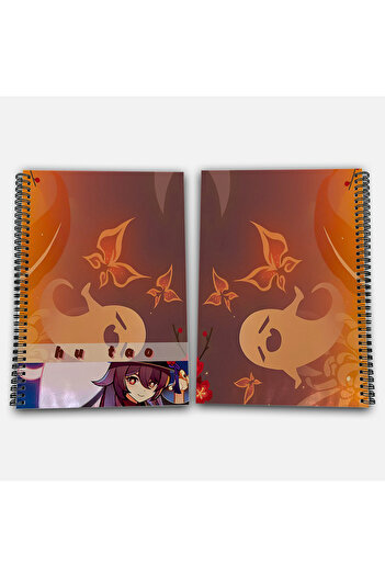 Define Moyas Genshin Impact Hu Tao Unlined A4 School Notebook 72 Sheets Model 3