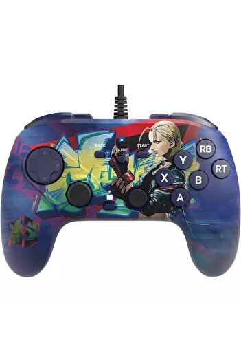 Hori Controller cu fir, Fighting Commander Octa, PC (Windows), Street Fighter 6 - Cammy, USB, Multic