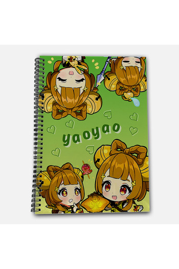 Define Moyas Genshin Impact Yao Yao Checkered A4 School Notebook 72 Sheets Model 1