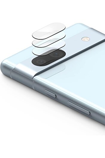 Ringke Google Pixel 7a | Tempered Glass Camera Lens Screen Protector [3 Pack]