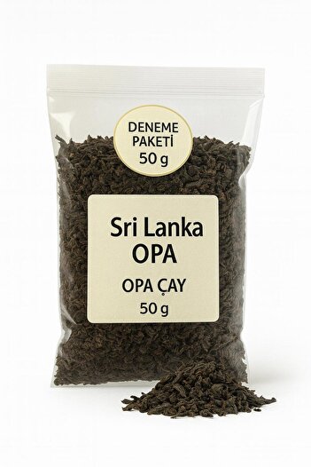 Ceylon Sri Lanka Opa Black Tea with Thick Leaves – 50 g Trial Package