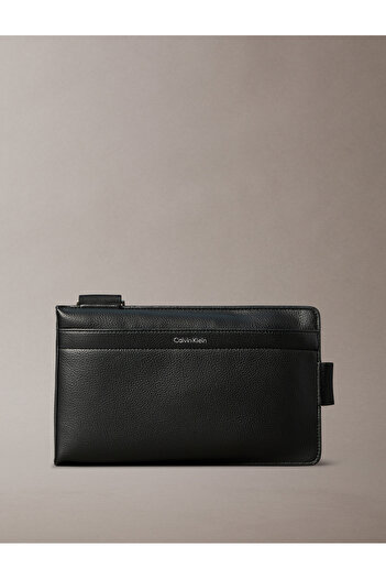 Calvin Klein Men Black Micro Pebble Sling Bag