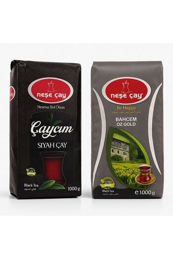 Neşe Çay Çaycım & Bahçem Öz Gold Black Tea 1000 g (Rize Çayeli – 2-Pack 2000 g)
