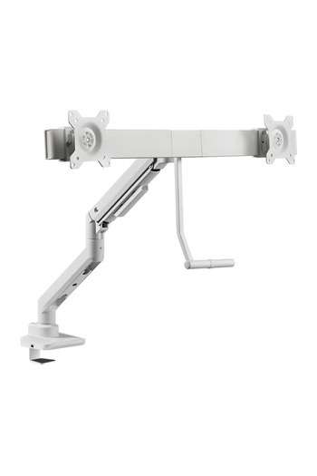 Skilltech SH69 C022UC Desk Gas Spring Dual Monitor Arm with USB 17–32", VESA 100x100, 9kg Black