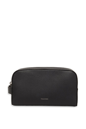 Calvin Klein Men Black Foil Emboss Washbag