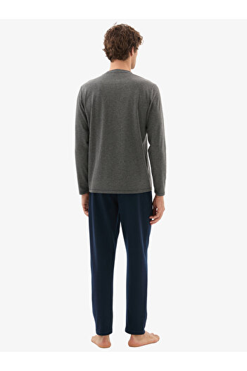 Blackspade Men's Pajama Set 40800 - Anthracite