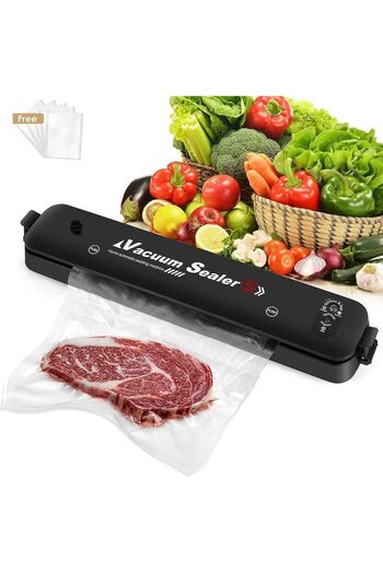 Generic Vacuum Sealer Machine Upgraded Automatic Food Sealer Machine with 20 Sealing Bags Food Vacuum Air Se