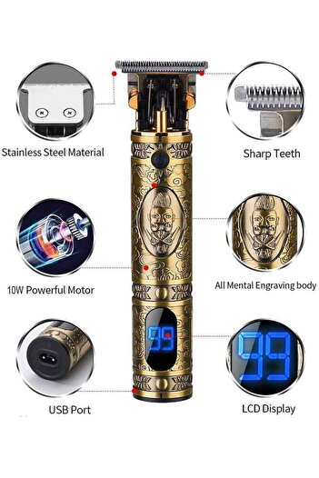 Generic NEW Upgraded Hair Trimmer Beard Clippers for Men Professional USB Electric Hair Clippers for Hair Cu
