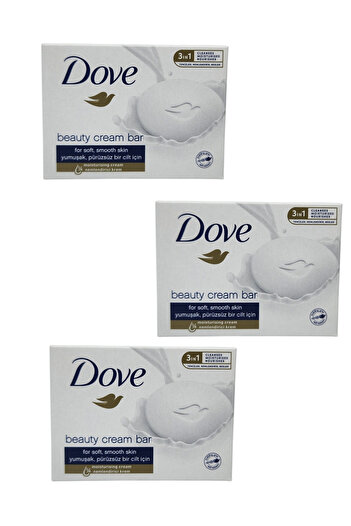 Dove Beauty Cream Bar Solid Soap 90Gr X 3 Pieces