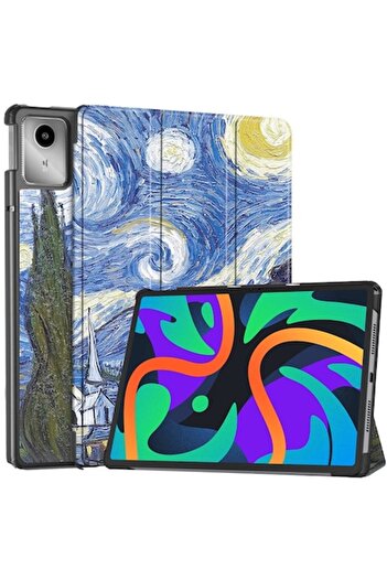 Madviun Case for Lenovo Tab M11, FoldPro, J28, Microfiber, Starry Night