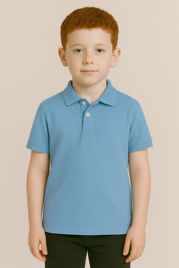 Machetta Children's Plain Polo Neck T-Shirt School Color