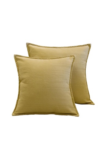 UIQ Set 2 decorative pillowcases UIQ, 45 x 45 cm, Yellow